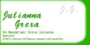 julianna grexa business card